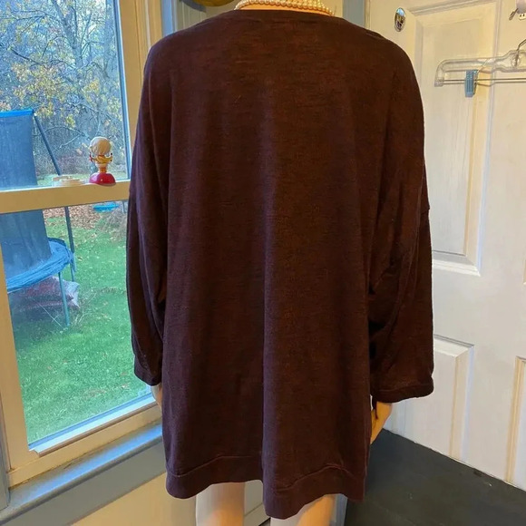 Cj Banks Casual Summer Pullover Tunic Top Blouse Women plus size 2X Stretch - Picture 4 of 6